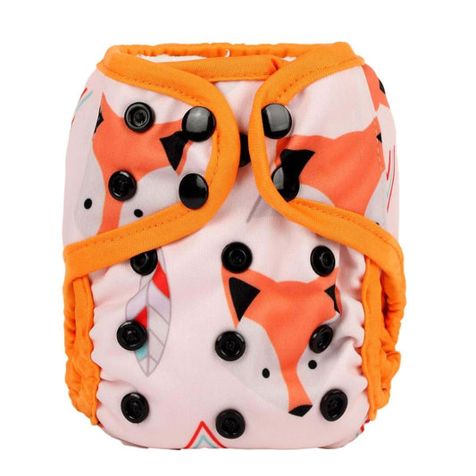 Sigzagor Newborn Baby Diaper Nappy Cover 8lbs-10lbs American Native Fox