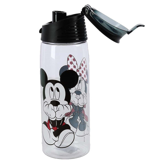 Jerry Leigh Disney Mickey and Minnie Mouse Acrylic Flip Top Water Bottle