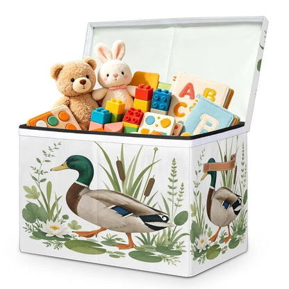 Dondixel Mallard Wild Duck Large Toys Box with Lid