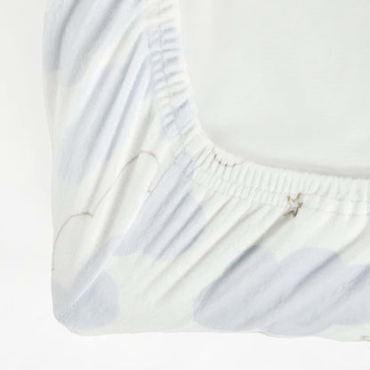 Lush Decor Goodnight Little Moon Clouds Soft Changing Pad Cover, Blue (photo 4)