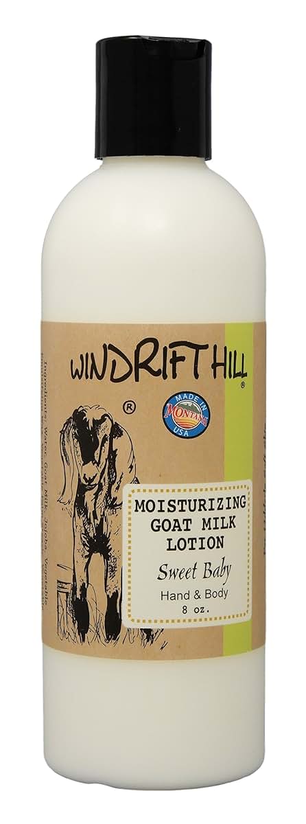 Goat's Milk Lotion by Windrift Hill for Hand and Body Care