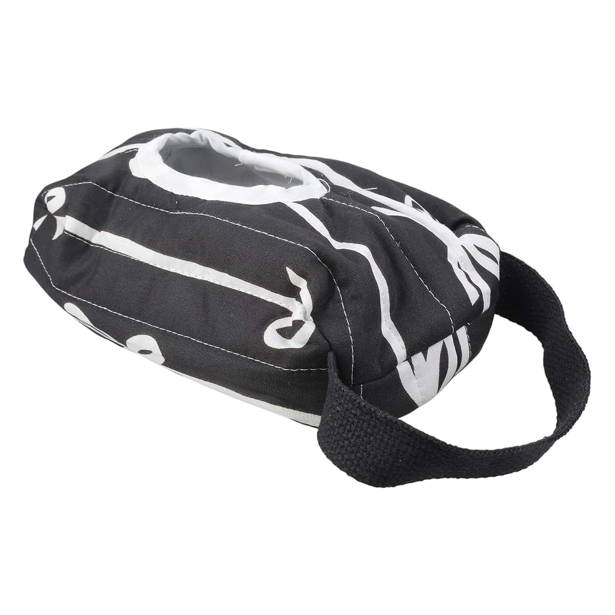 Ubxvamm Quilted Cotton Wet Wipe Storage Case With Bowknot Stripe Design (photo 3)
