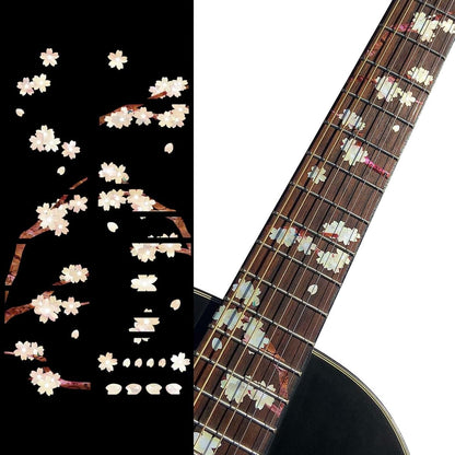 Inlaystickers Lemon Tree Guitar Decal In Pink Glitter