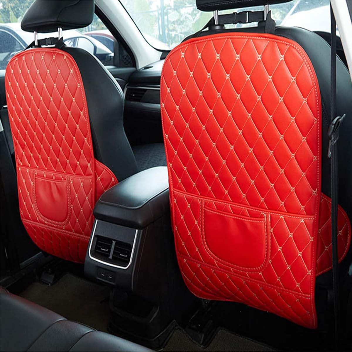 Car Seat Kick Mat Back Protector for Fiat 500X Seats
