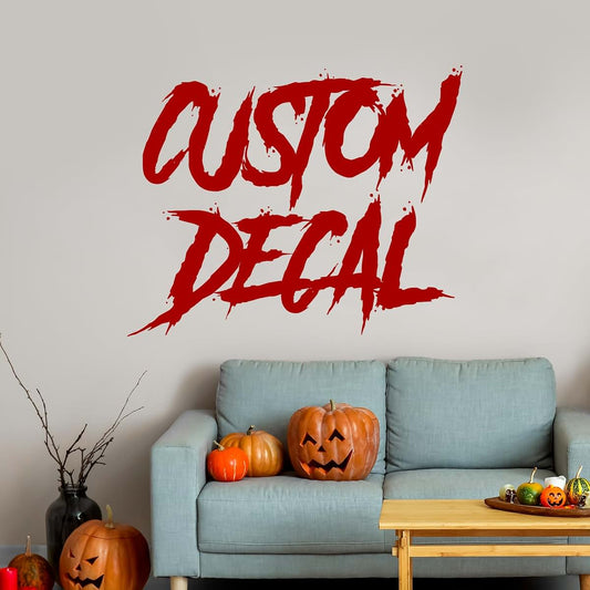 Cryptonite Customizable Halloween Vinyl Wall Decal