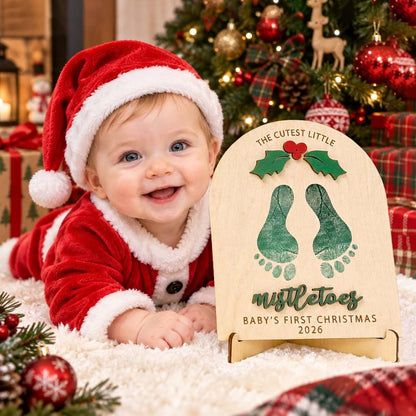 Rusaten Baby Footprint Kit Christmas Keepsake (photo 3)