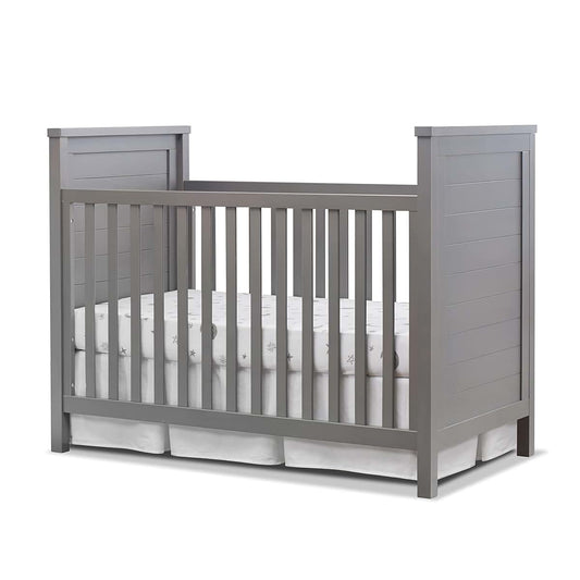 Sorelle Farmhouse Classic Crib 3-in-1 Convertible Weathered Gray