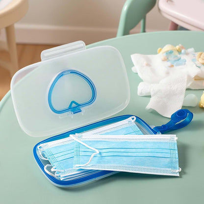 BabyOneStop 2-Pack Wet Wipes Dispenser Box with Handle and Sealing Lid