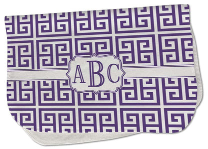 Baby Milano Personalized Greek Key Burp Cloth With Monogram