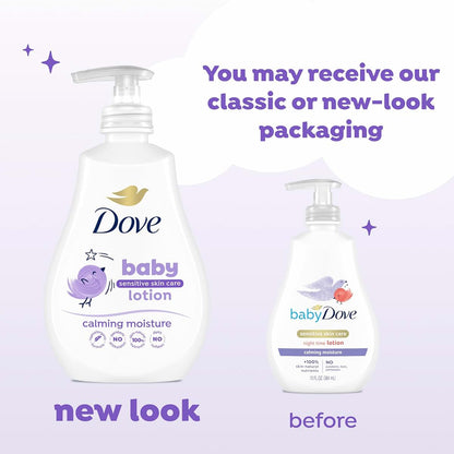 Baby Dove Sensitive Skin Care Calming Moisture Baby Lotion, 13 oz