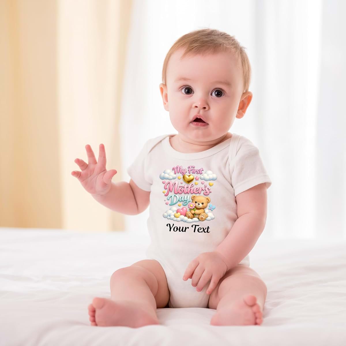 Personalized Gifts Services LLC Personalized My First Mother's Day Matching Shirts, Custom Mom and Baby Outfits, 2026 (photo 2)