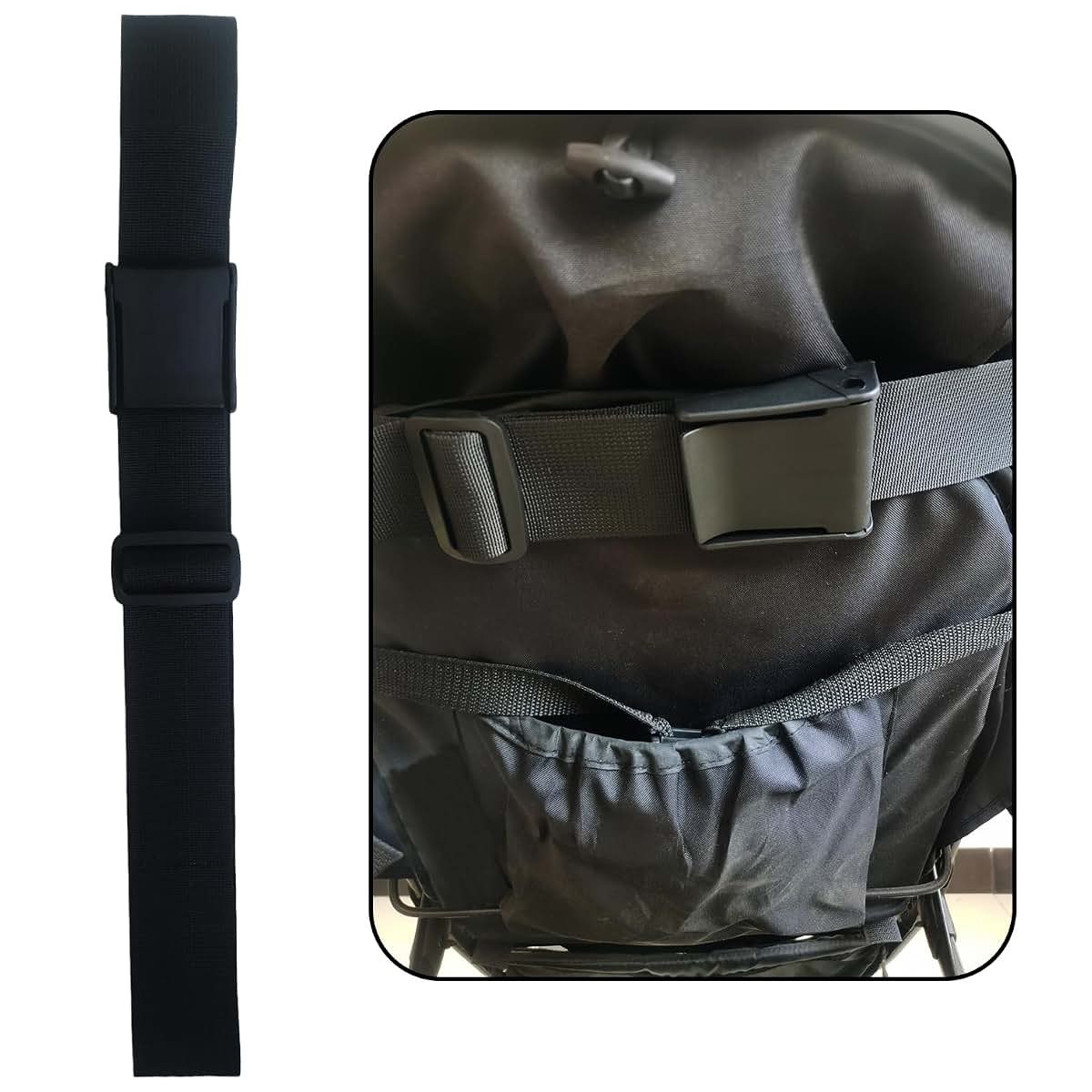 YCNBGFRD Pram Sit Up Strap for Stroller Universal Sit Me Up Straps Upright Pram Seat Sit Up Strap for Babyzen Stroller