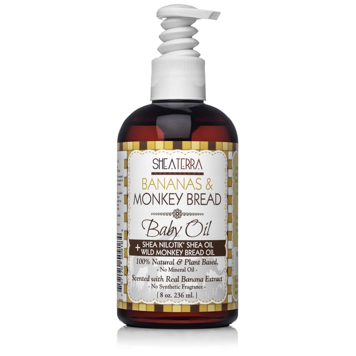 Shea Terra Organics Bananas and Monkey Bread Baby Oil