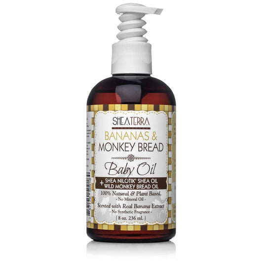 Shea Terra Organics Bananas and Monkey Bread Baby Oil