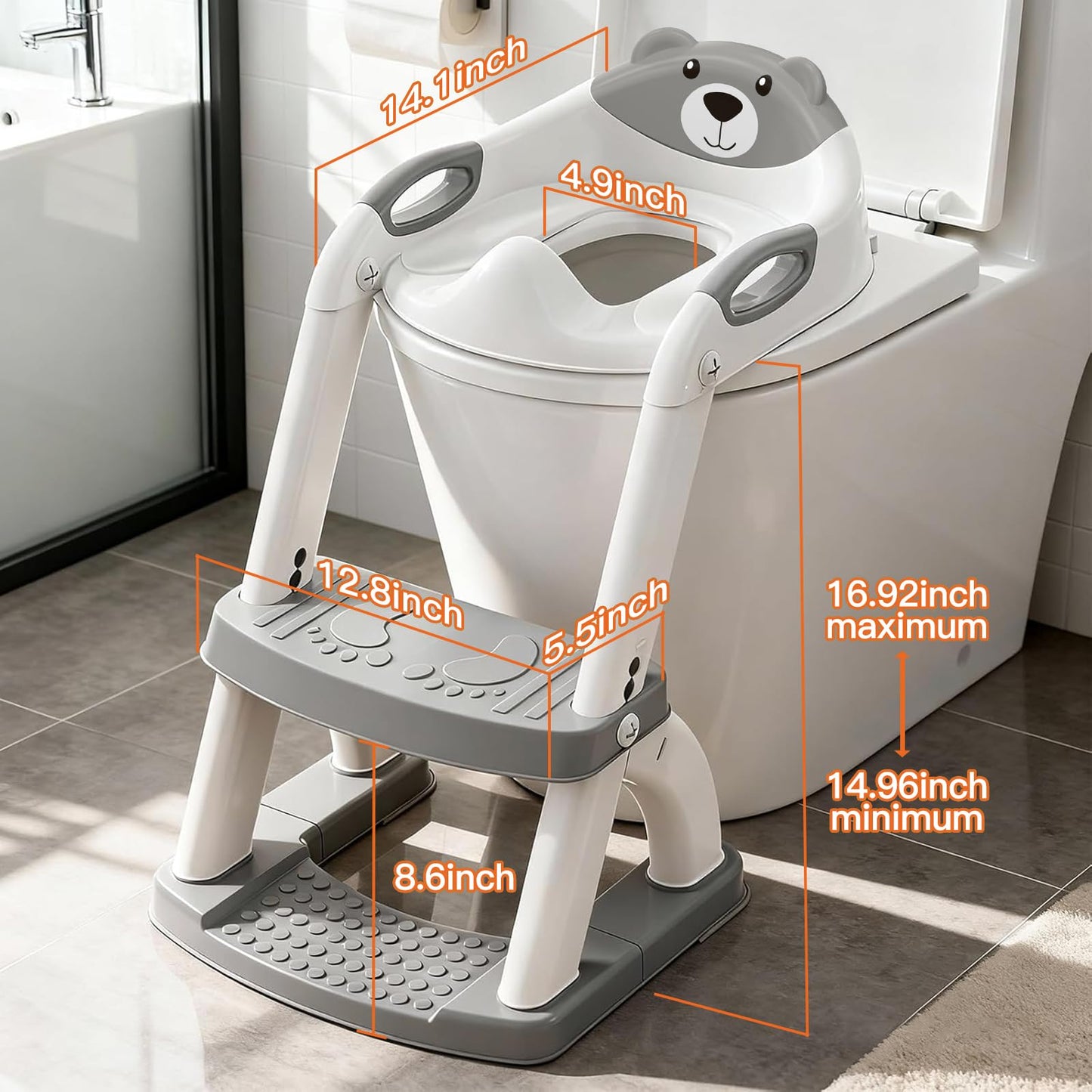Skyroku Potty Training Toilet 2-in-1 Anti-Slip Seat