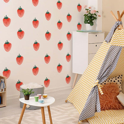 Strawberry Art Wall Decals for Nursery and Room Decor