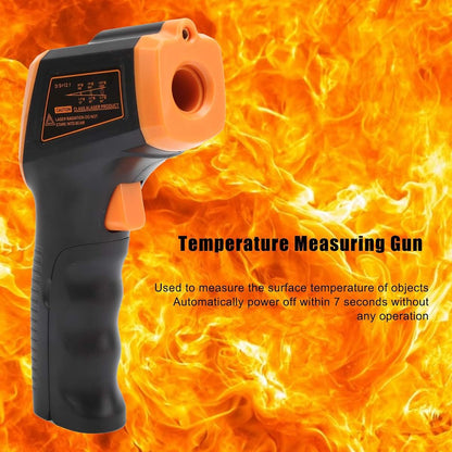 01 Infrared Thermometer, Temperature Gun Strict Quality Control for Hot Engine Parts(red)