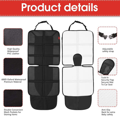 Kaiphy Car Seat Protector and Backseat Organizer Set for Vehicles
