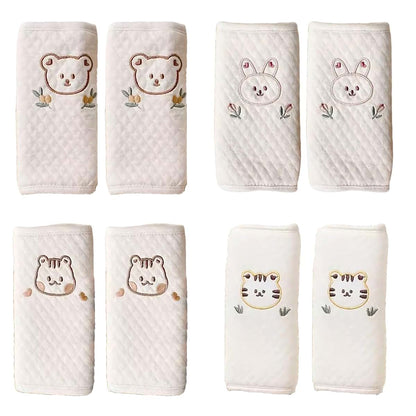 Ubxvamm Baby Pushchair Shoulder Strap Pad with Animal Pattern Car Seatbelt Protector Covers Strap Comfort Cushion (photo 4)