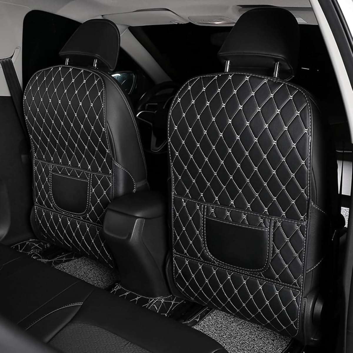 ZGQZGQ Car Seat Back Protectors For BMW X4 2 Pcs Kick Mat