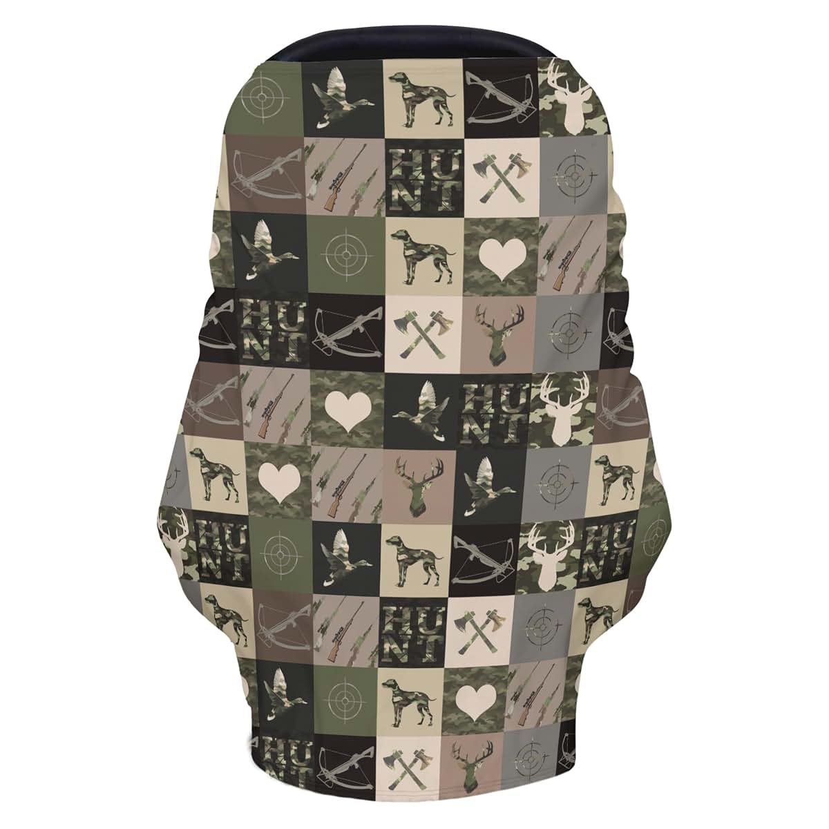 Cstdyfrv Hunting Patchwork Baby Car Seat Cover And Multi-Use Cover
