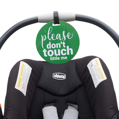 Three Little Tots Car Seat Sign Please Don't Touch Tag (photo 3)