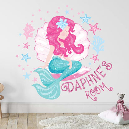 Kyle Cornhole Little Mermaid Wall Decal For Girls Bedroom