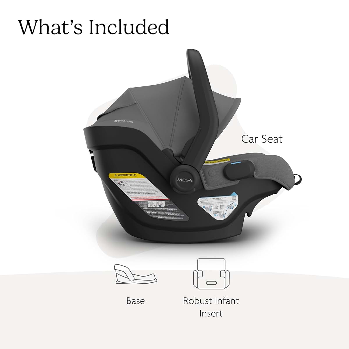 UPPAbaby Mesa V3 Infant Car Seat with Base and SmartSecure System