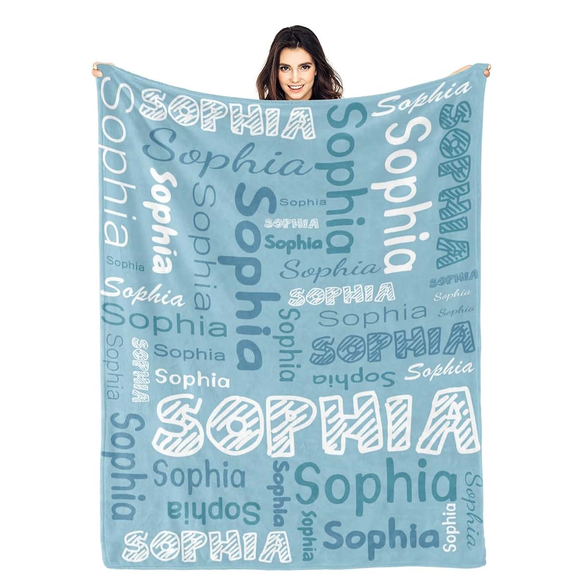 Esthqetic Custom Name Blanket - Personalized Baby Blanket