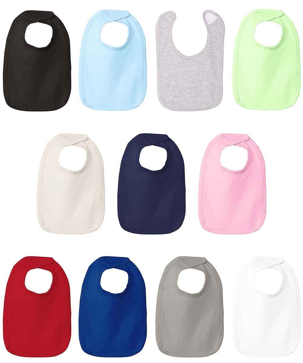 Printualist Personalized Baby Bib With Embroidered Text (photo 4)