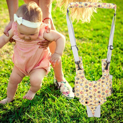 01 Baby Walking Assist, Adjustable Strap Baby Walking Harness for Help Baby to Learn Walking(Light Yellow-Owl Print) (photo 2)