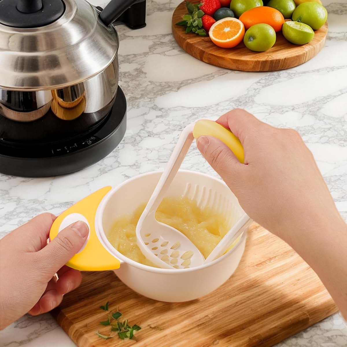Kalastussaari Baby Food Maker with Handle and Masher (photo 4)