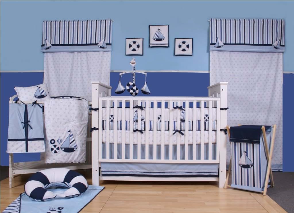 Bacati Little Sailor Hamper (photo 2)
