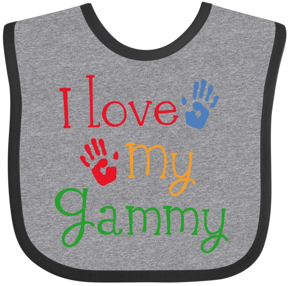 Inktastic I Love My Gammy Baby Bib