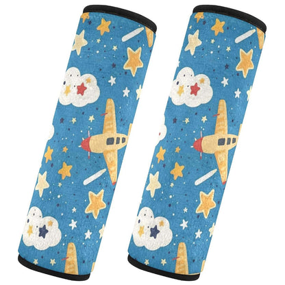 Vdsrup Seat Belt Covers 2 Pack Stars Clouds