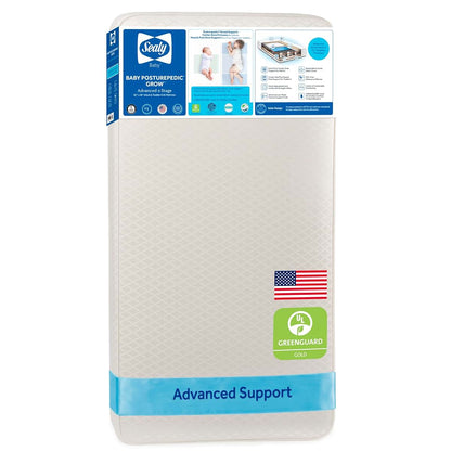 Sealy Baby 2 Stage Crib Mattress, Breathable Made in USA