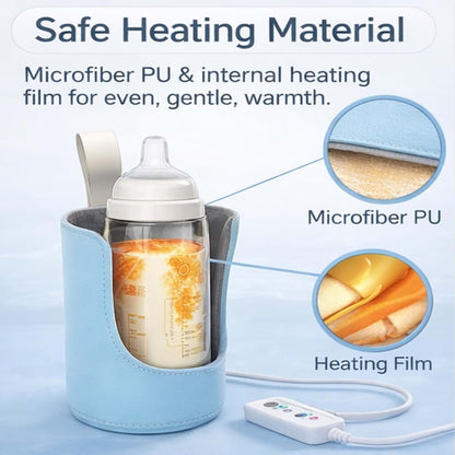 Pilipane Portable Baby Bottle Warmer, Blue