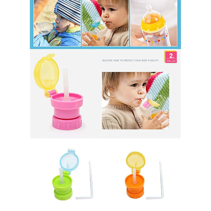 Water Bottle Straw Top Adapter Cap for Kids Drinking Bottles