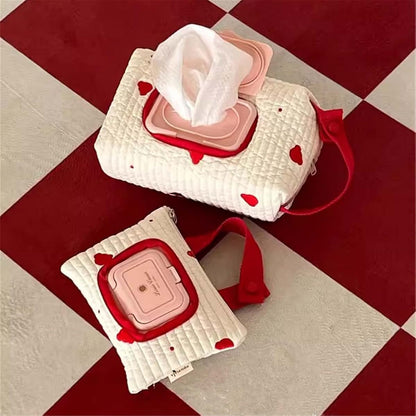BLULILY Embroidered Bear Stroller Wet Wipe Pouch (photo 4)