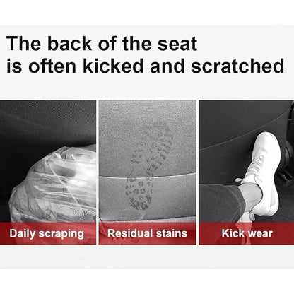 MTYUHD 2pcs Car Seat Back Kick Pads for Range Rover Velar (Mid-Term Facelift) 2024, Leather Universal Waterproof (photo 2)
