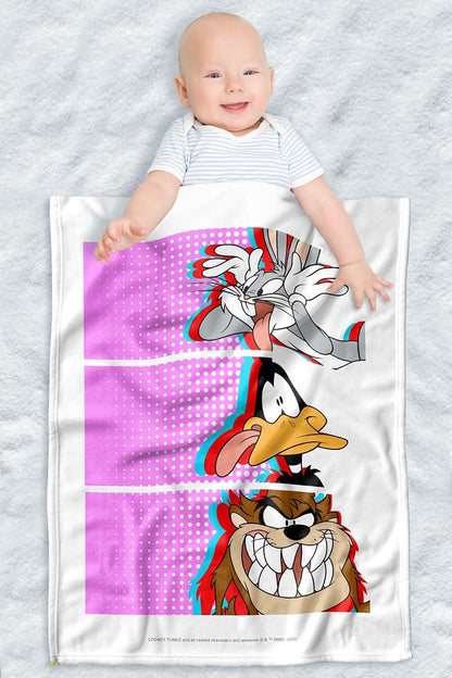 Looney Tunes Fleece Blanket for Infants & Kids (30" x 40")
