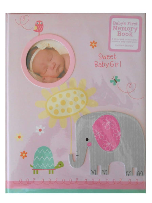 KERALOGIE Stepping Stones Sweet Baby Girl Memory Book With Animals