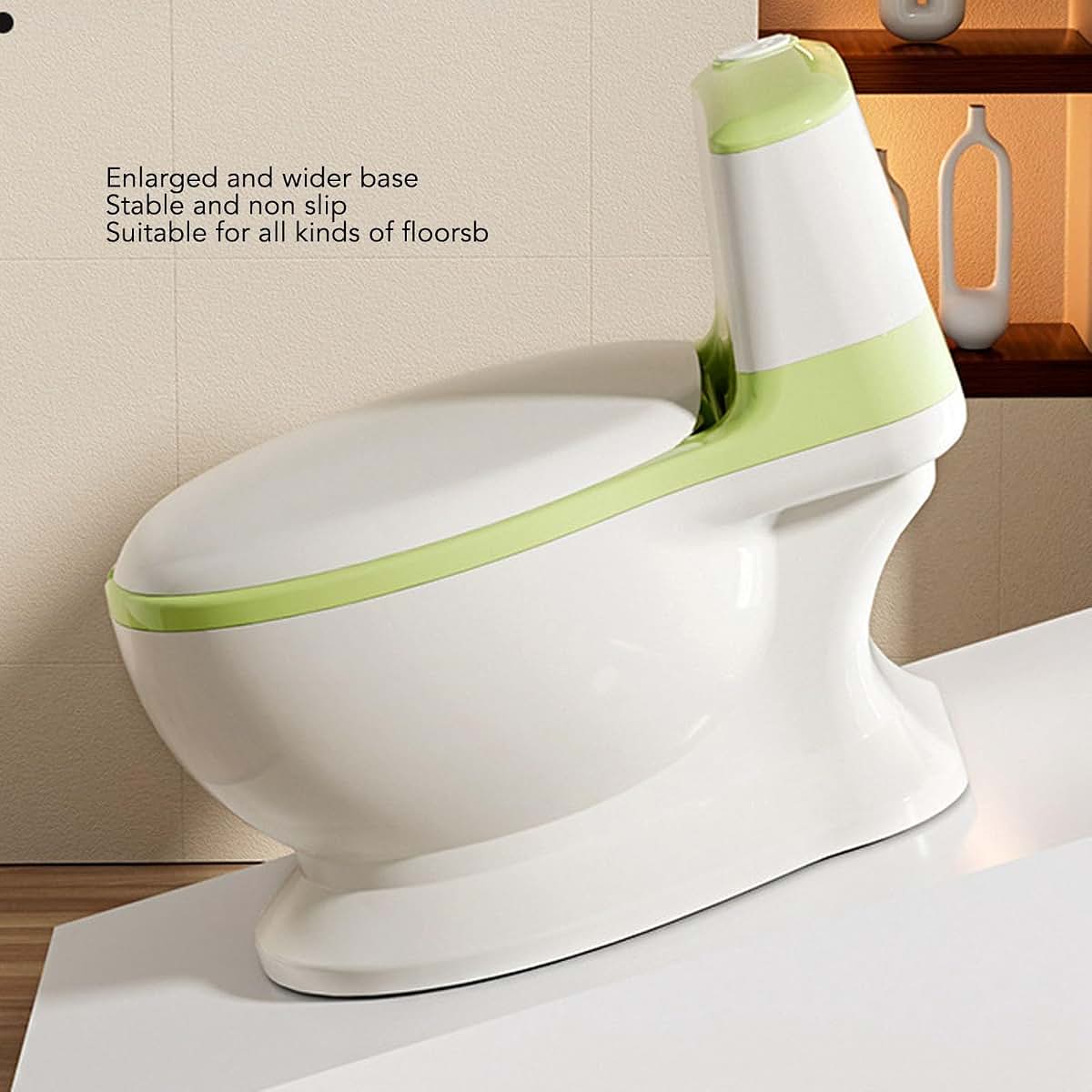 XHTLLO Adjustable Portable Kids Potty Training Seat, Ergonomic and Safe Children's Toilet with Removable Potty Pot (photo 3)