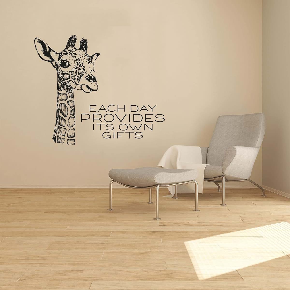 Giraffe Animal Design Vinyl Wall Sticker Art Decal