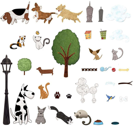 My Wonderful Walls Cat & Dog Wall Decals Kit
