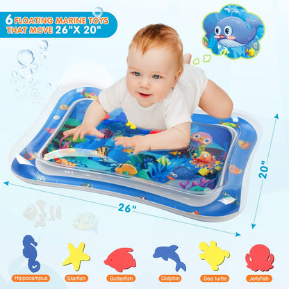 Infinno Inflatable Tummy Time Mat Water Play