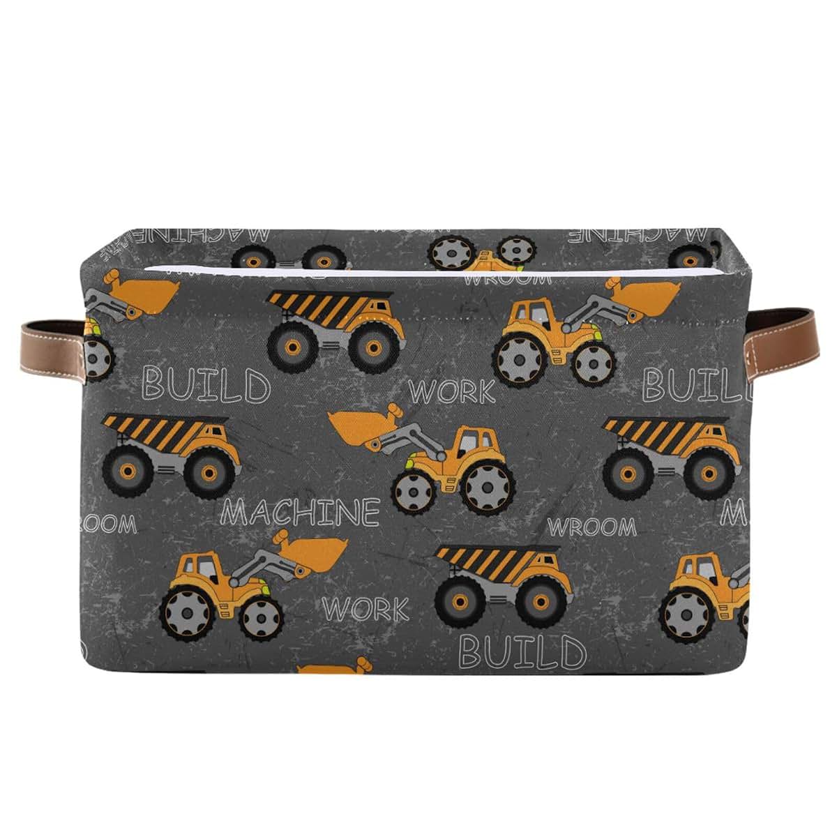 Wamika Construction Truck Excavator Fabric Storage Basket