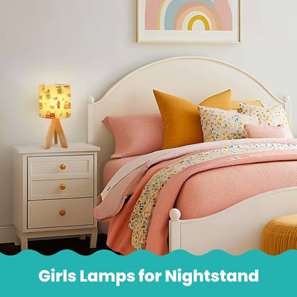 Oepwqiwepz Tripod Firetrucks Nightstand Lamp