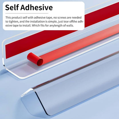 SaiFfe Corner Shield, Clear Edge Protector Strip Corner Guards, Easy to Install, Protects Wall/Table/Ceramic Tile (photo 2)