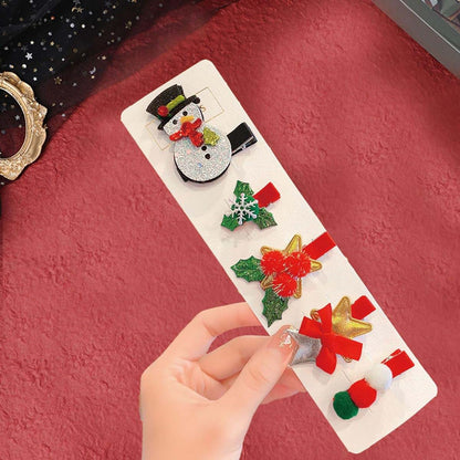 Ewanda Store 30-Piece Christmas Baby Girls Hair Clips
